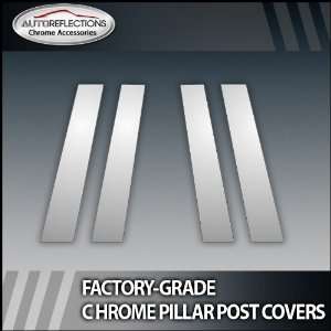  2011 2012 infiniti M37 4Pc Chrome Pillar Post Covers 