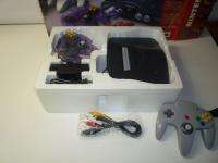 Nintendo 64 System Atomic Purple Complete In Box N64  