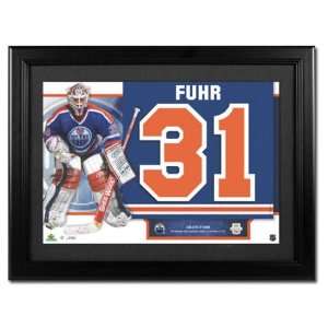 NHL Retired Jersey Numbers Collection Grant Fuhr   Edmonton Oilers