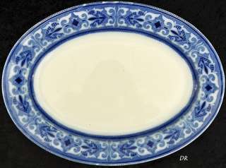 The Trieste Real Flow Blue Platter by Johnson Brothers  