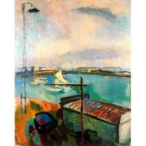   Raoul Dufy   32 x 40 inches   The port of Le Havre 1