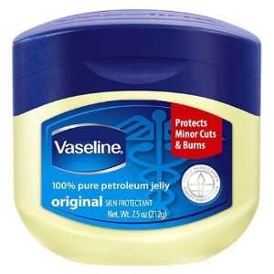  Vaseline 100% Pure Petroleum Jelly Original 7.5 Oz (Pack 