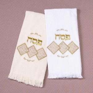  Passover Celebrations Hand Towel with Square Matzahs
