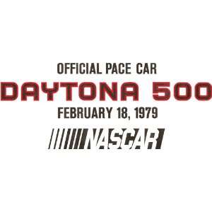  1979 Trans Am Daytona 500 Pace Car Door Decal Kit 