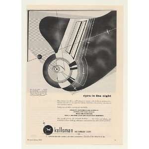  1954 Moving Eye Pendulum Kollsman Aircraft Instrument 