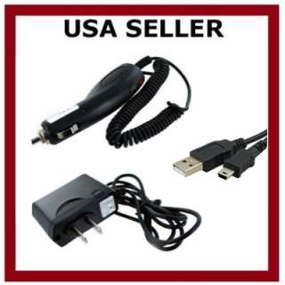 USB CABLE + AC CAR + WALL HOME CHARGER FOR T MOBILE TAP  