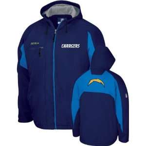 San Diego Chargers  Navy  2008 Shuttle Midweight Coaches Jacket 
