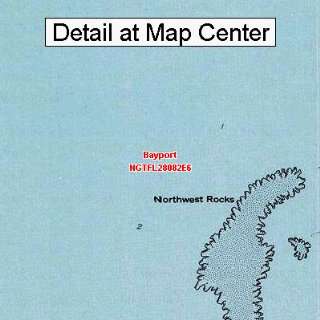  USGS Topographic Quadrangle Map   Bayport, Florida (Folded 