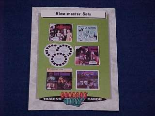 CLASSIC TOYS TRADING CARDS MONSTER HORROR VIEW MASTER  