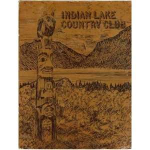  Indian Lake Country Club Menu Indianapolis Indiana 1980s 