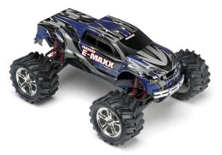Traxxas 3903 E Maxx Brushed TQi 2.4GHz RTR w/2 7 Cell Batteries Blue 