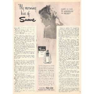 Suave Shampoo by Helen Curtis 1951 Unique T shaped Vintage 