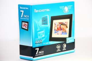 New Pandigital 7 LCD Digital Picture Photo Frame Black PI7056AWB 