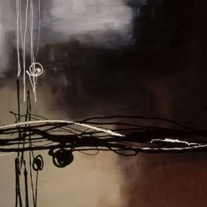  Laurie Maitland 18W by 18H  Prelude in Rust I CANVAS 
