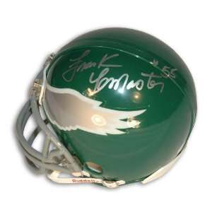  Frank Lemaster Philadelphia Eagles Mini Helmet Autographed 