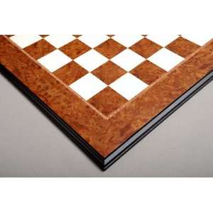 House of Staunton Superior Elm Burl Chess Board   2.25 inch  
