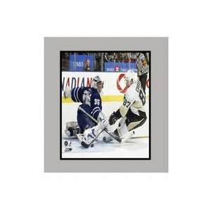  Sidney Crosby vs. Toskala 11 x 14 Matted Photograph 