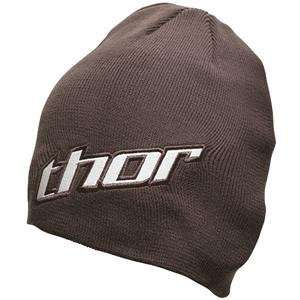   Thor Motocross Flash Beanie   One size fits most/Chocolate Automotive