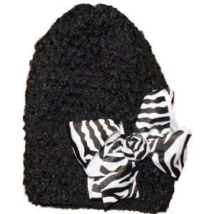  Black Crochet Infant Beanie Hat Baby