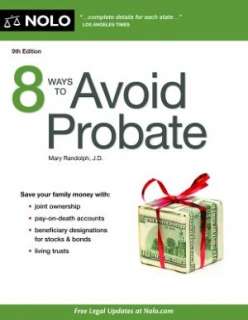   to Avoid Probate by Mary Randolph, NOLO  NOOK Book (eBook), Paperback