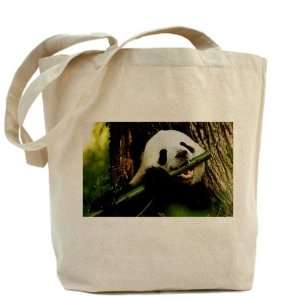  Tote Bag Panda Bear Eating 