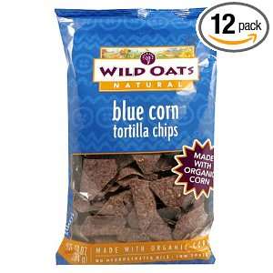 Wild Oats Natural Blue Corn Tortilla Chips, Salted, 10 Ounce Bags 