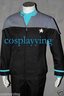 Star Trek Nemesis Medical Science Teal Uniform Costume  