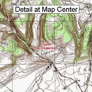  USGS Topographic Quadrangle Map   Topton, Pennsylvania 