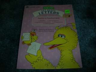 Sesame Street Book  Get Ready Letters (UNUSED)  