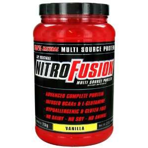  NitroFusion   Multi Source Protein 100% Natural Vanilla 