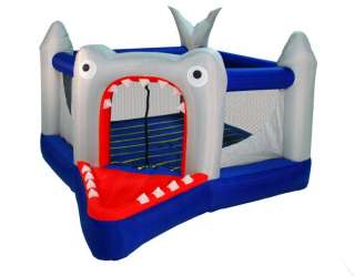 JumpKing Shark Bounce Bouncy Kids Play House 839539007729  
