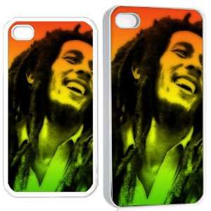  bob marley2 iPhone Hard Case 4s White Cell Phones 