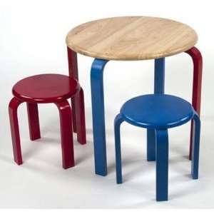  Lipper 3 Piece Table and Stool Set Toys & Games