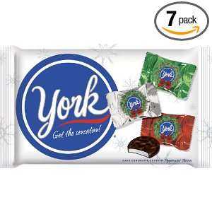 York Holiday Peppermint Patties, 11 Ounce Bags (Pack of 7)  
