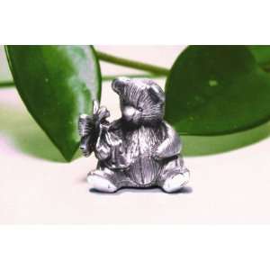 Teddy Pewter Tooth Fairy Box by On a Whim  Kitchen 