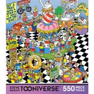   Tooniverse School Cafeteria Extreme Jigsaw Puzzle 550pc Toys & Games