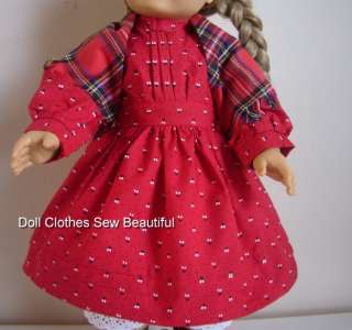 DOLL CLOTHES Fit American Girl Kirsten School Dress Set  