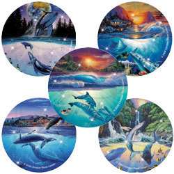   LASSEN Dolphin Ocean Sea Glitter Stickers Party Bag Favors  