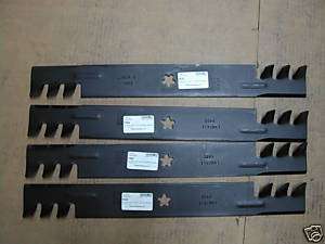 6422 NEW Lot of 4 AYP Toothed Mulching Blades 134149  
