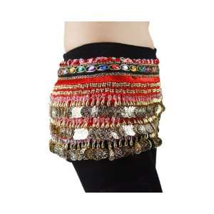  Bellyqueen™ Belly Dance Hip Scarf, Deluxe Style Sports 