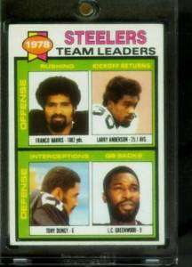 79 TOPPS TONY DUNGY ROOKIE TEAM LEADERS STEELERS COLTS  