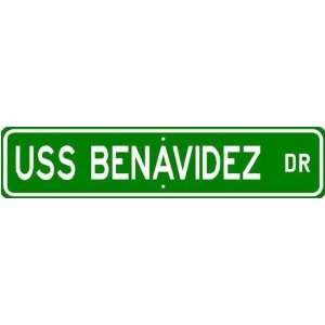  USS BENAVIDEZ AKR 306 Street Sign   Navy Ship Gift Sail 