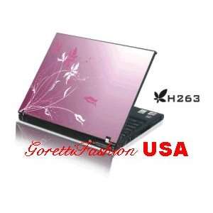  Laptop Skin Notebook Sticker Cover H263 Purple Flower 