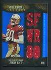   Triple Threads Jerry Rice Super Bowl Legends Game Used Jersey 14/18