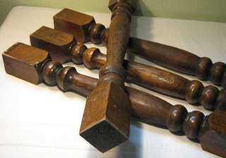 Salvage Lot of 4 Pine Architectural Baluster Stair Case Spindles.