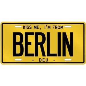   AM FROM BERLIN  GERMANY LICENSE PLATE SIGN CITY