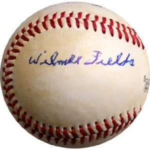  Wilmer Fields Autographed Baseball