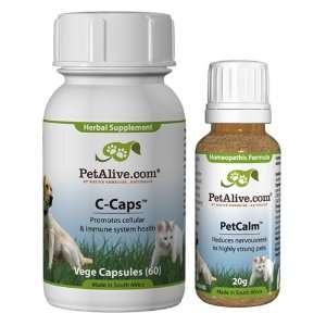  PetAlive C Caps and PetCalm ComboPack Health & Personal 
