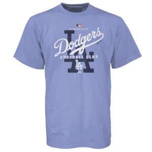  Majestic L.A. Dodgers Light Blue Cooperstown Momentum T 