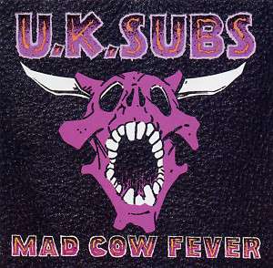 UK SUBS Mad Cow Fever U.K. 1991 punk CD Charlie Harper 5013145304822 